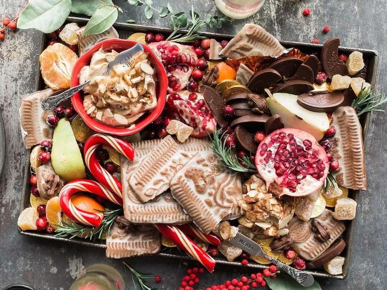 A holiday food spread | dentist Medina OH