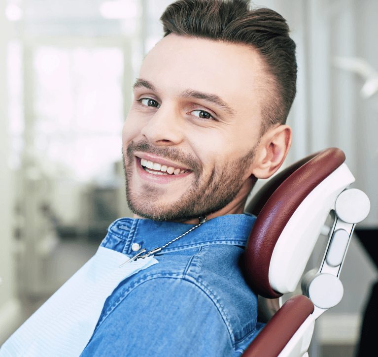 dentist medina | man at dentist